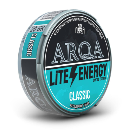 Заказать Снюс ARQA Lite Energy Classic – оптовая цена для каждого клиента