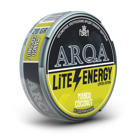 Заказать Снюс ARQA Lite Energy Mango Coconut – оптовая цена для каждого клиента