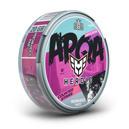 Заказать Снюс ARQA CS:GO HEROIC - Мексиканское манго – оптовая цена для каждого клиента
