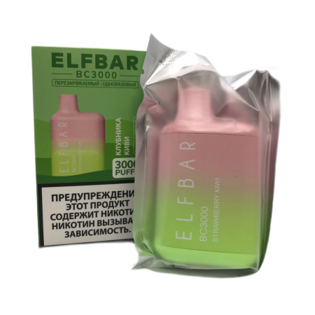 Заказать Электронные сигареты ELFBAR 3000 Клубника киви – оптовая цена для каждого клиента