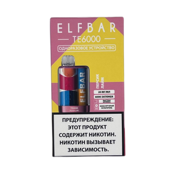 ELFBAR 6000 TE Персик лайм