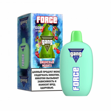 Заказать Электронные сигареты GANG FORCE 10000 Вишневый Мохито – оптовая цена для каждого клиента