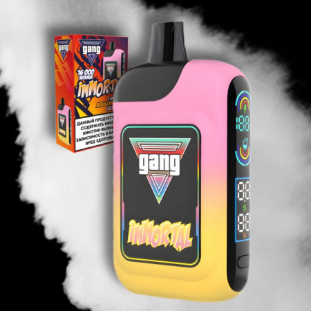 Заказать Электронные сигареты GANG IMMORTAL 16000 Апельсиновый Бабл Гам – оптовая цена для каждого клиента