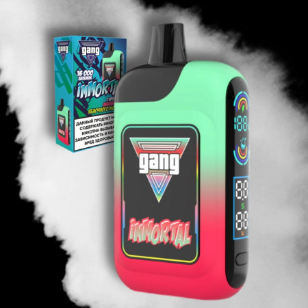 Заказать Электронные сигареты GANG IMMORTAL 16000 Малиново-Яблочный Мохито – оптовая цена для каждого клиента