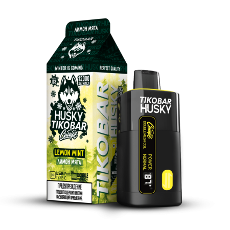 Заказать Электронные сигареты TIKOBAR HUSKY Сибирь 12000 Лимон, Мята – оптовая цена для каждого клиента