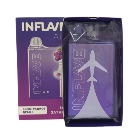 Заказать Электронные сигареты INFLAVE AIR 6000 Виноградное драже – оптовая цена для каждого клиента