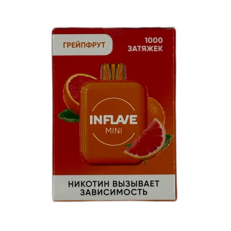 Заказать Электронные сигареты INFLAVE MINI 1000 Грейпфрут – оптовая цена для каждого клиента
