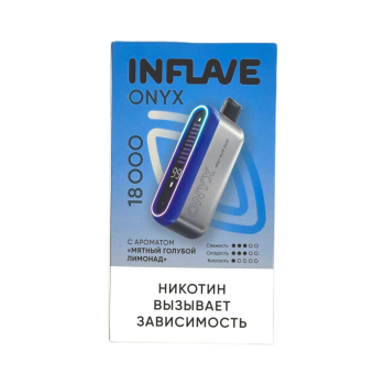 INFLAVE ONYX 18000 Мятный голубой лимонад