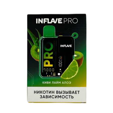 Заказать Электронные сигареты INFLAVE PRO 7000 Киви лайм алоэ – оптовая цена для каждого клиента