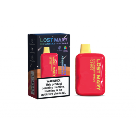 Заказать Электронные сигареты Lost Mary OS4000 Strawberry Mango (Клубника-Манго) – оптовая цена для каждого клиента