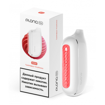 Plonq MAX 6000 Грейпфрут, Клубника