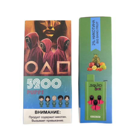 Заказать Электронные сигареты R AND M Squid Box 5200 Ягодный взрыв – оптовая цена для каждого клиента