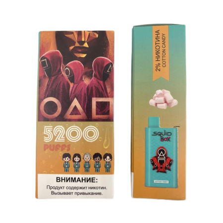 Заказать Электронные сигареты R AND M Squid Box 5200 Сахарная вата – оптовая цена для каждого клиента